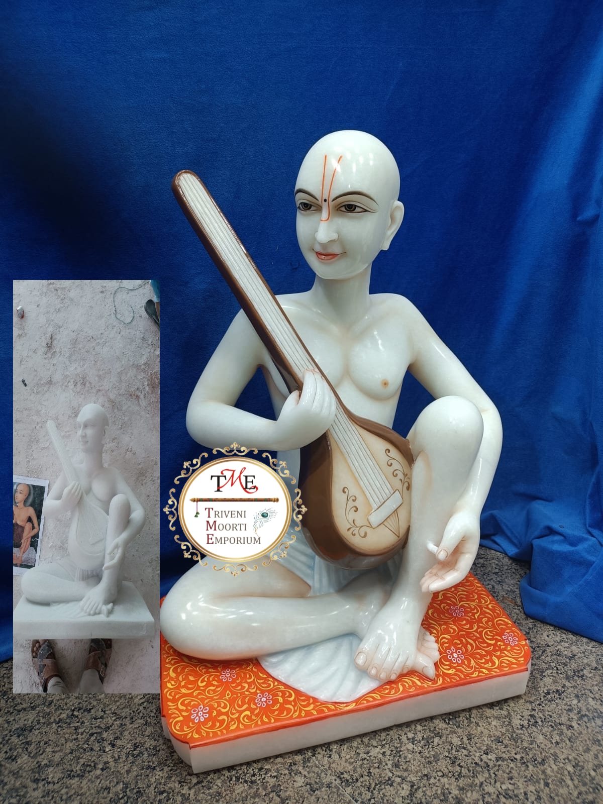 Marble Human Bust Statue