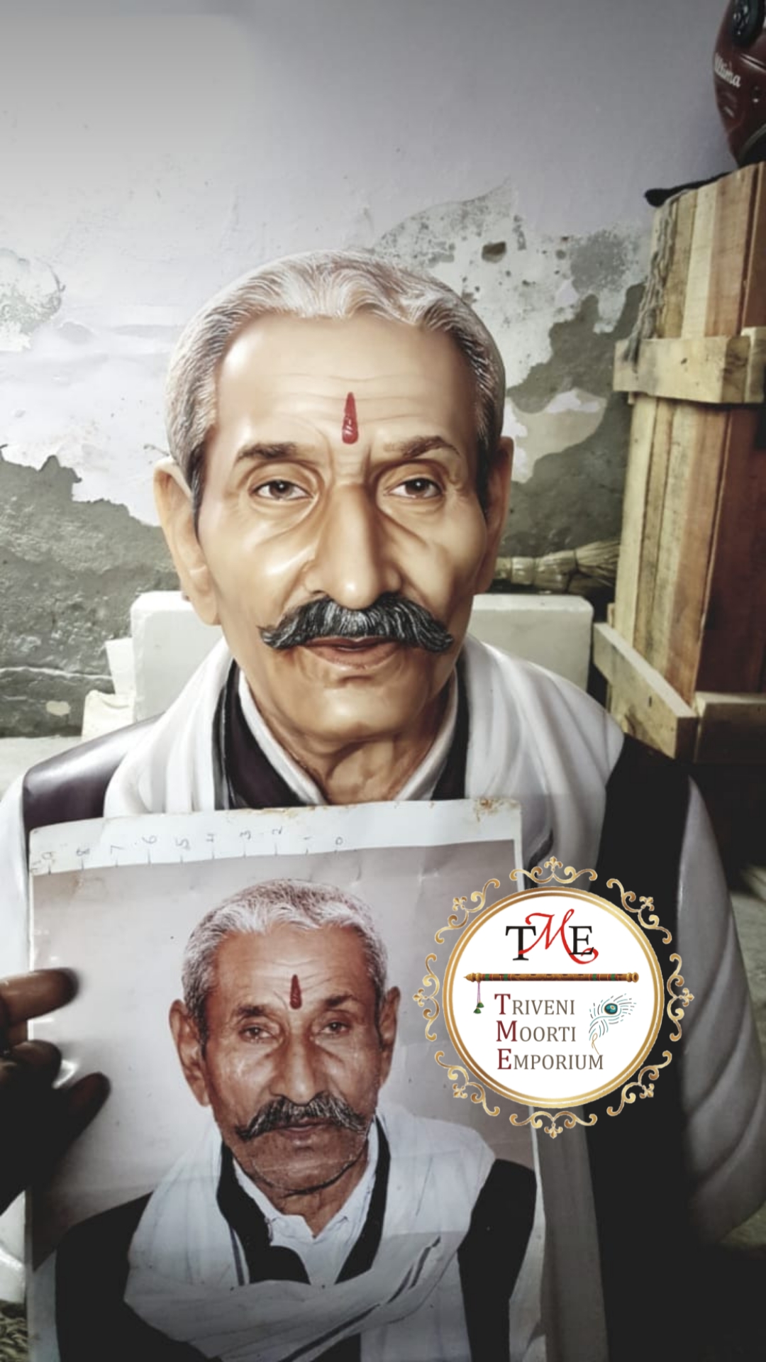 Marble Human Bust Statue