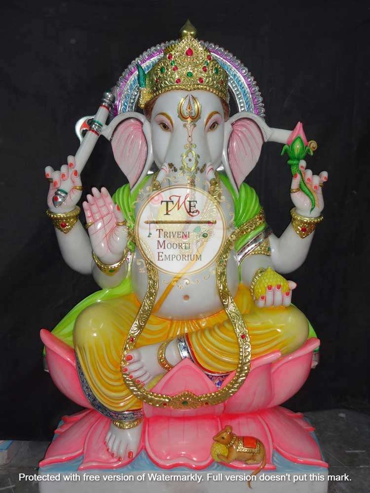 Ganesha Marble Statue