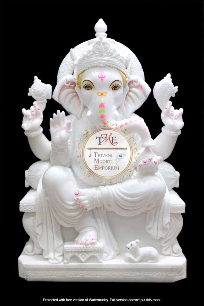 Ganesh Marble Statue