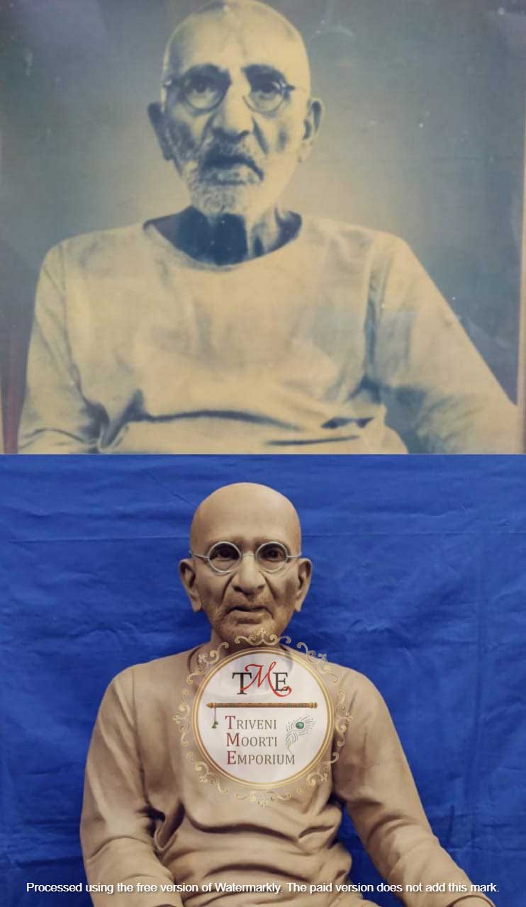 Marble Bust Human Statue