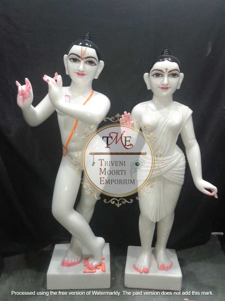 Isckon Krishna Radha Statues