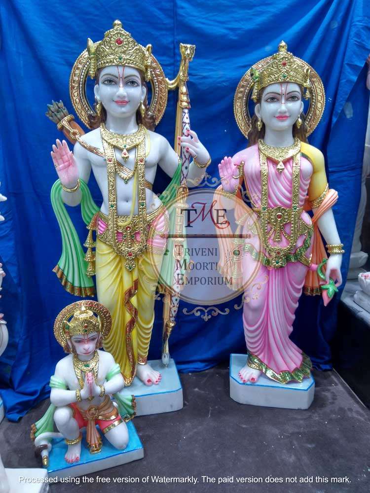 Ram Parivar Marble Statue