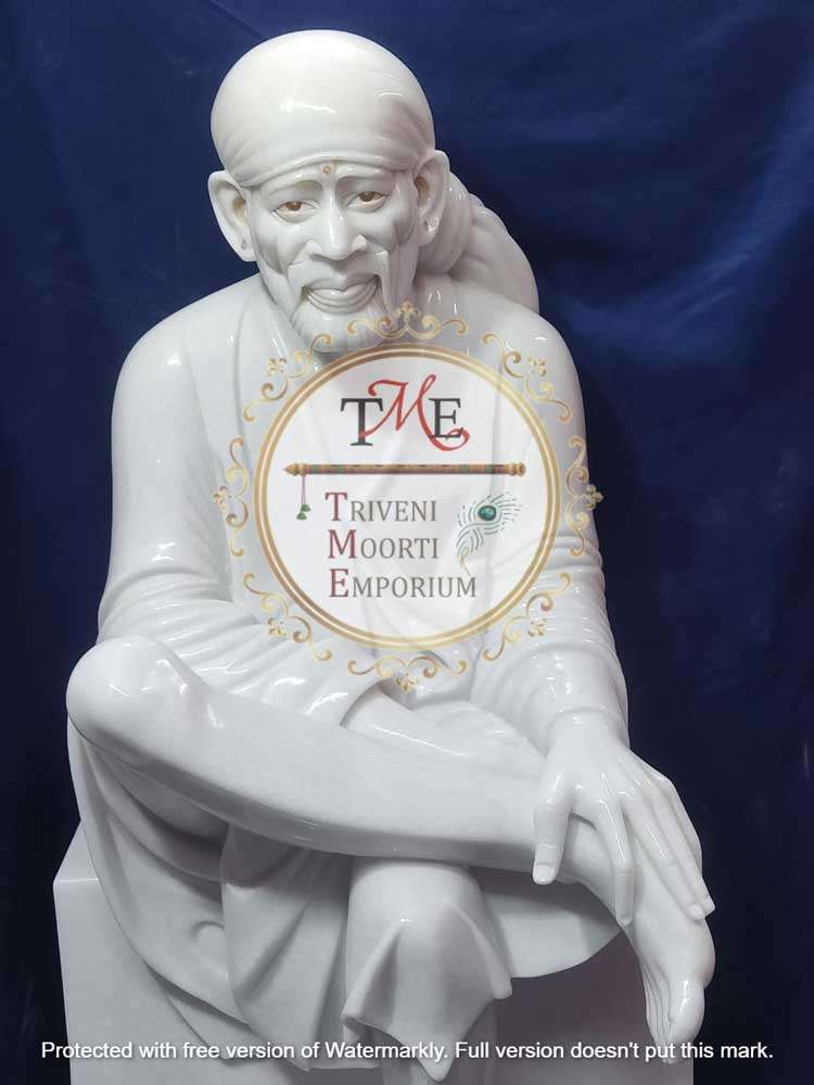 Marble Sai Baba Moorti