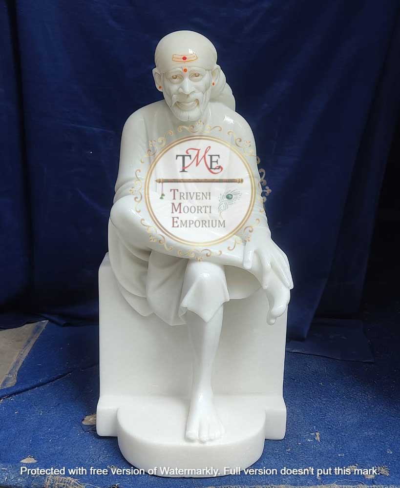 Marble Statue of Sai Baba